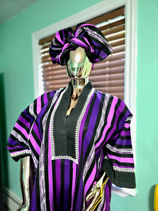 Adeite Premium Kaftan Bubu with Scarf