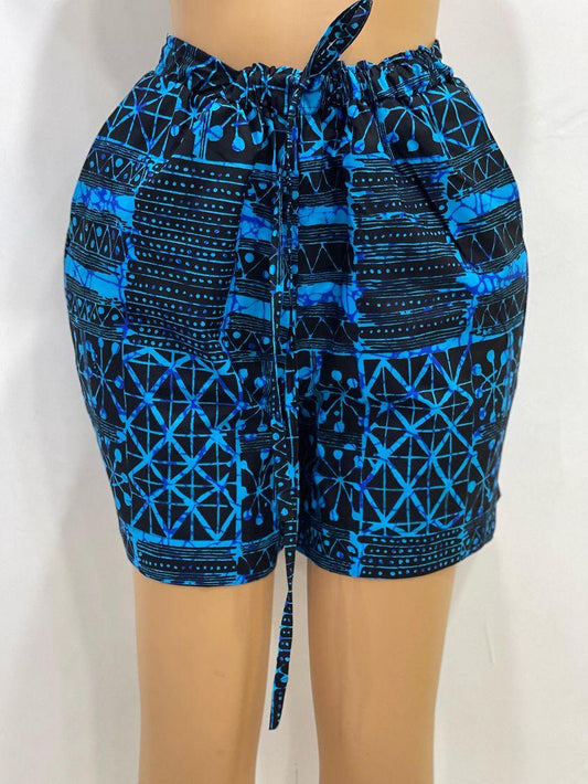 Royal patterned shorts
