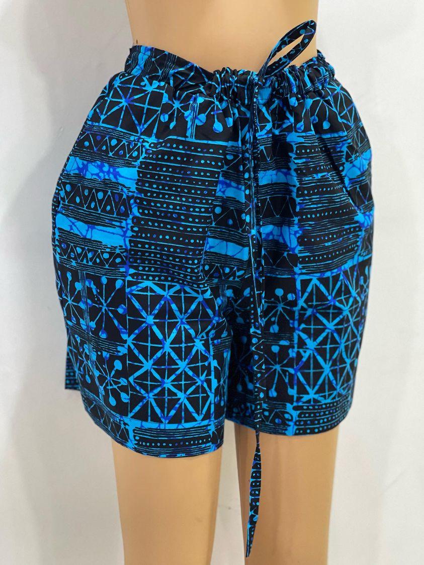 Royal patterned shorts