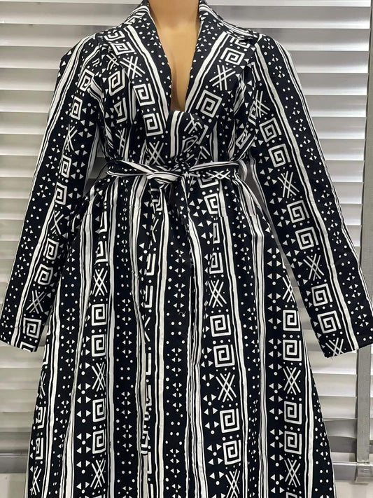 Jemmie batik jacket dress