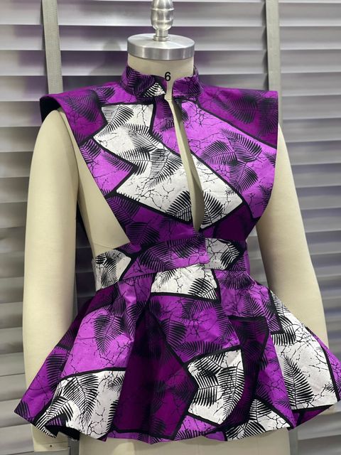 Ella sleeveless lined peplum top