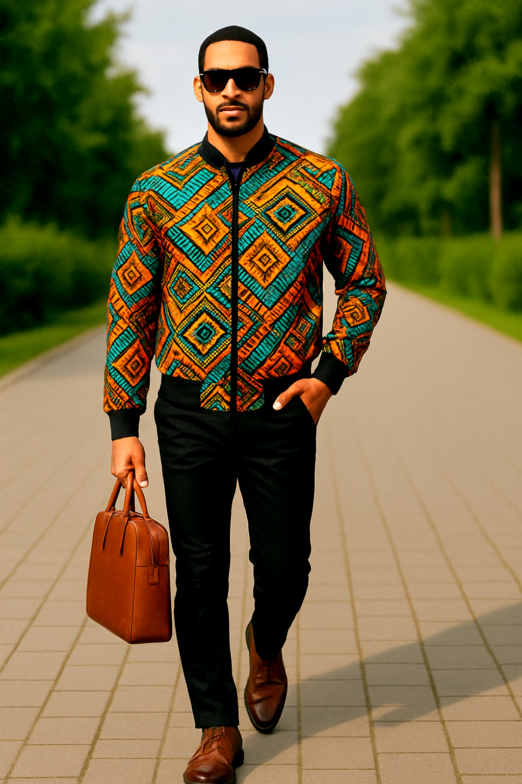 Charming Unisex Multicolour Bomber Jacket